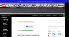 Desktop Screenshot of farmingtondragway.com